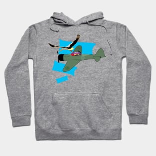 stork and old plane Hoodie